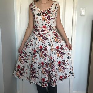 Midi dress size 14 Audrey Hepburn style